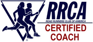 This logo shows my run coach certification